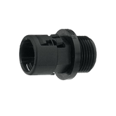 Reiku Connector straight, male, polyamid, black, M25, NW 23mm - Rubicon Installer Portal